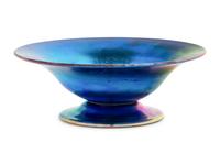 A Tiffany Studios Favrile Glass Footed Bowl