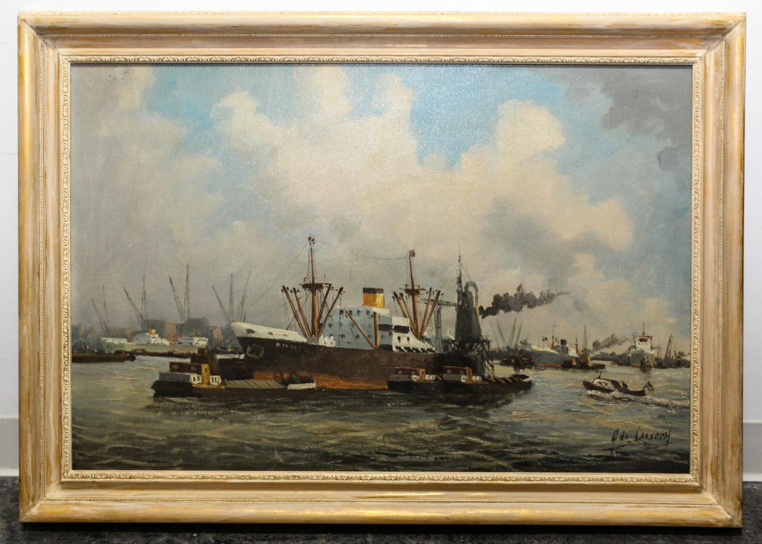 Artist Unknown, (20th century), View of the Docks