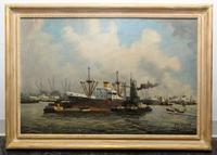 Artist Unknown, (20th century), View of the Docks