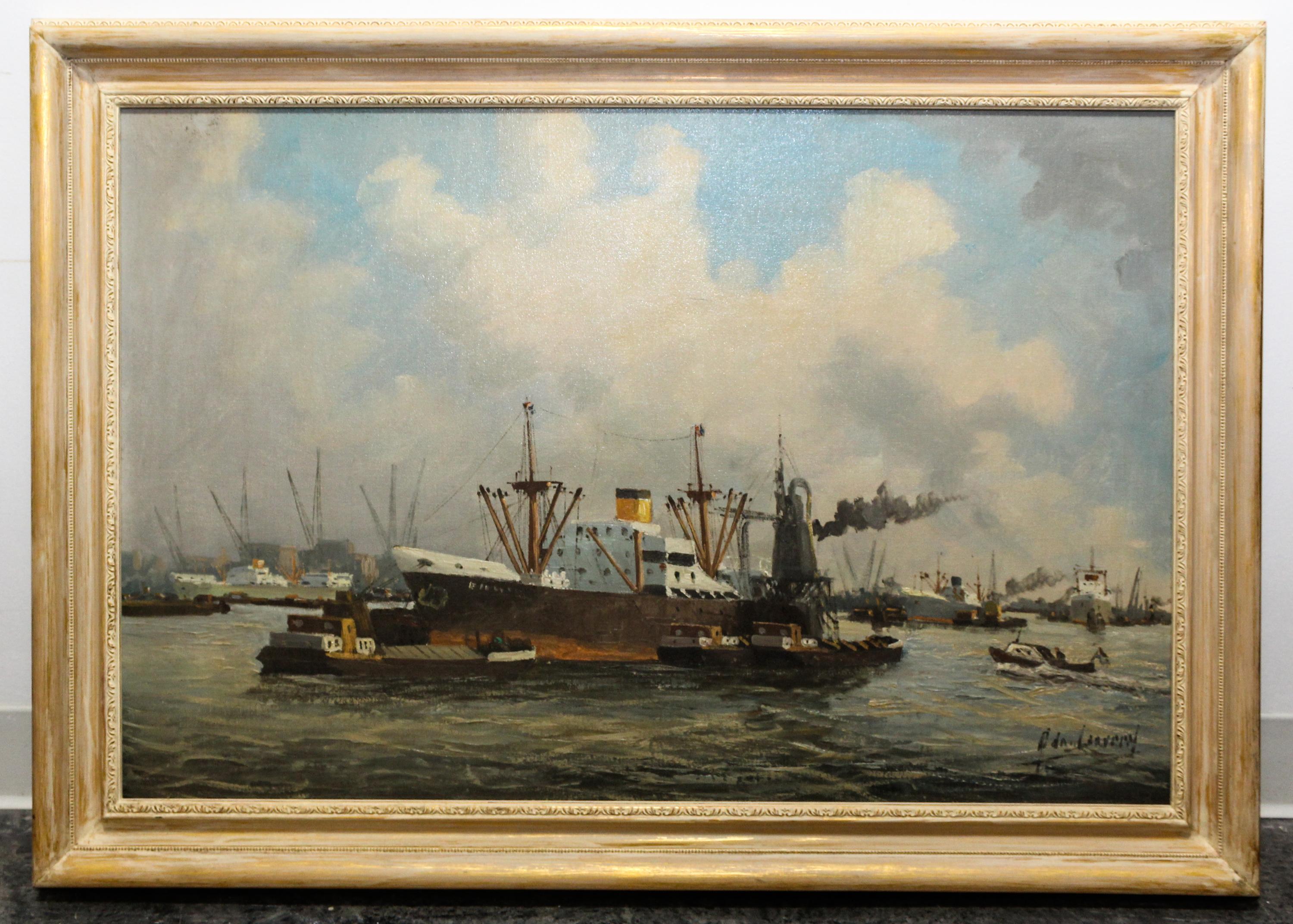 Artist Unknown, (20th century), View of the Docks