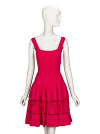 Alexander McQueen, Hot Pink Knit Dress