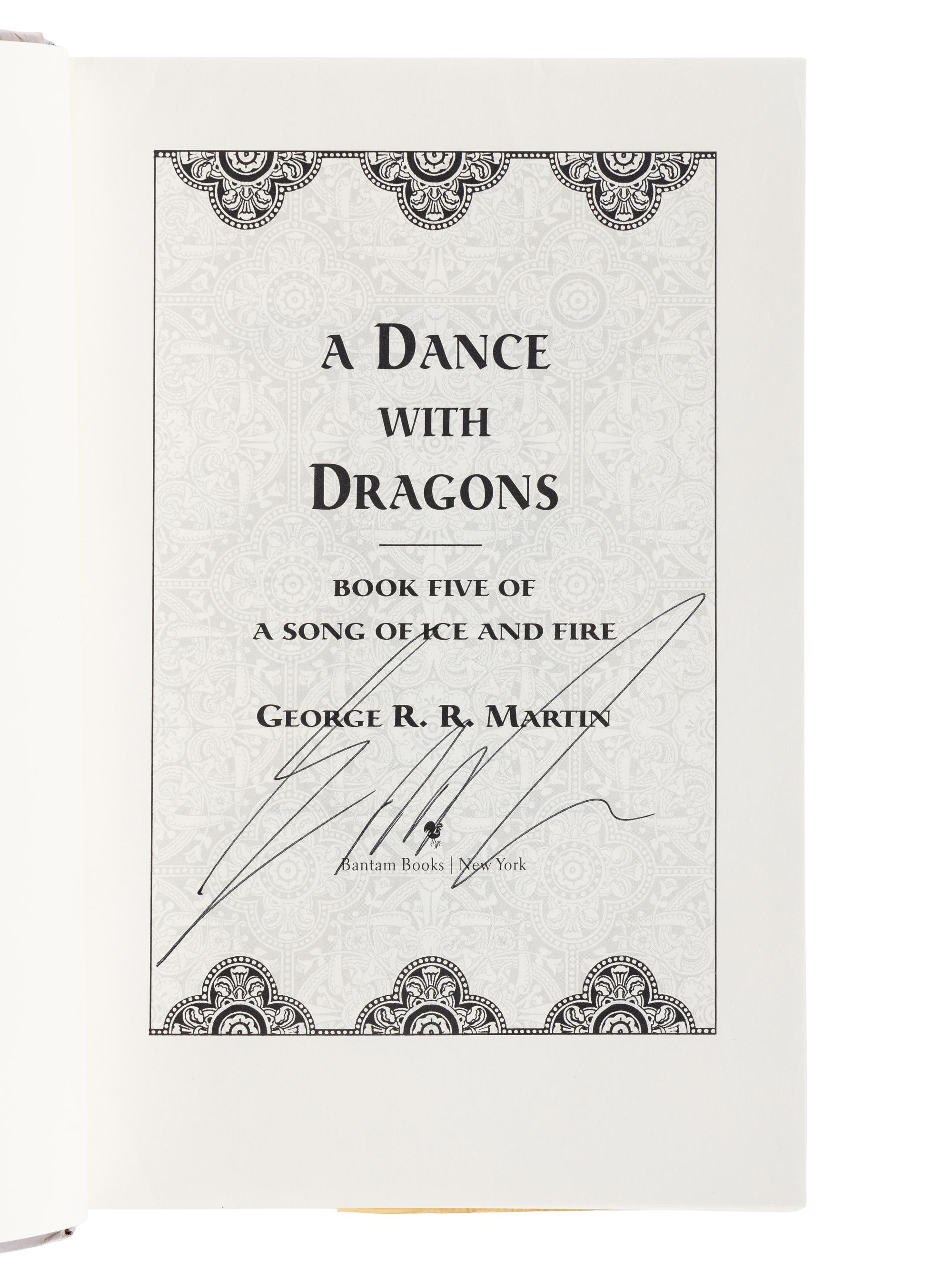 MARTIN, George R.R. (b. 1948). A Feast for Crows. New York: Bantam Books, 2005.