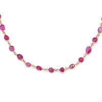 RUBY BEAD NECKLACE