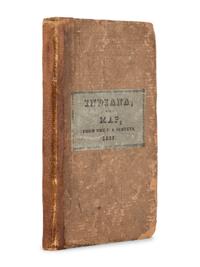 [INDIANA]. COLTON, Joseph H. (1800-1893). The State of Indiana Delineated. New York: J.H. Colton, 1838.