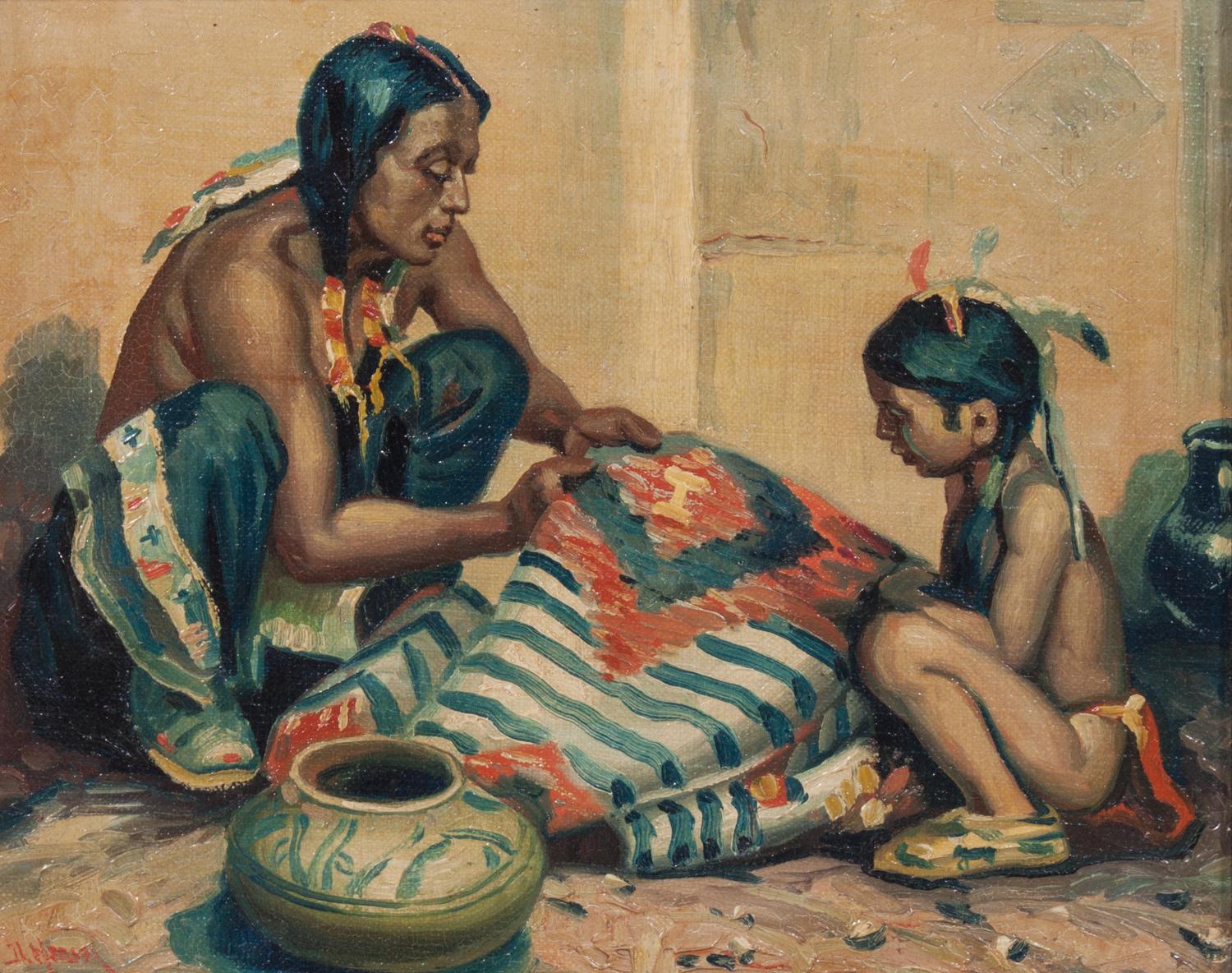 Gustav Adolph Hensel, (Wisconsin, 1874-1953), The Craftsmen (two works)