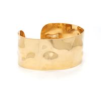 YELLOW GOLD CUFF BRACELET
