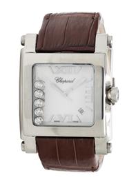 CHOPARD, STAINLESS STEEL 'HAPPY SPORT' WATCH