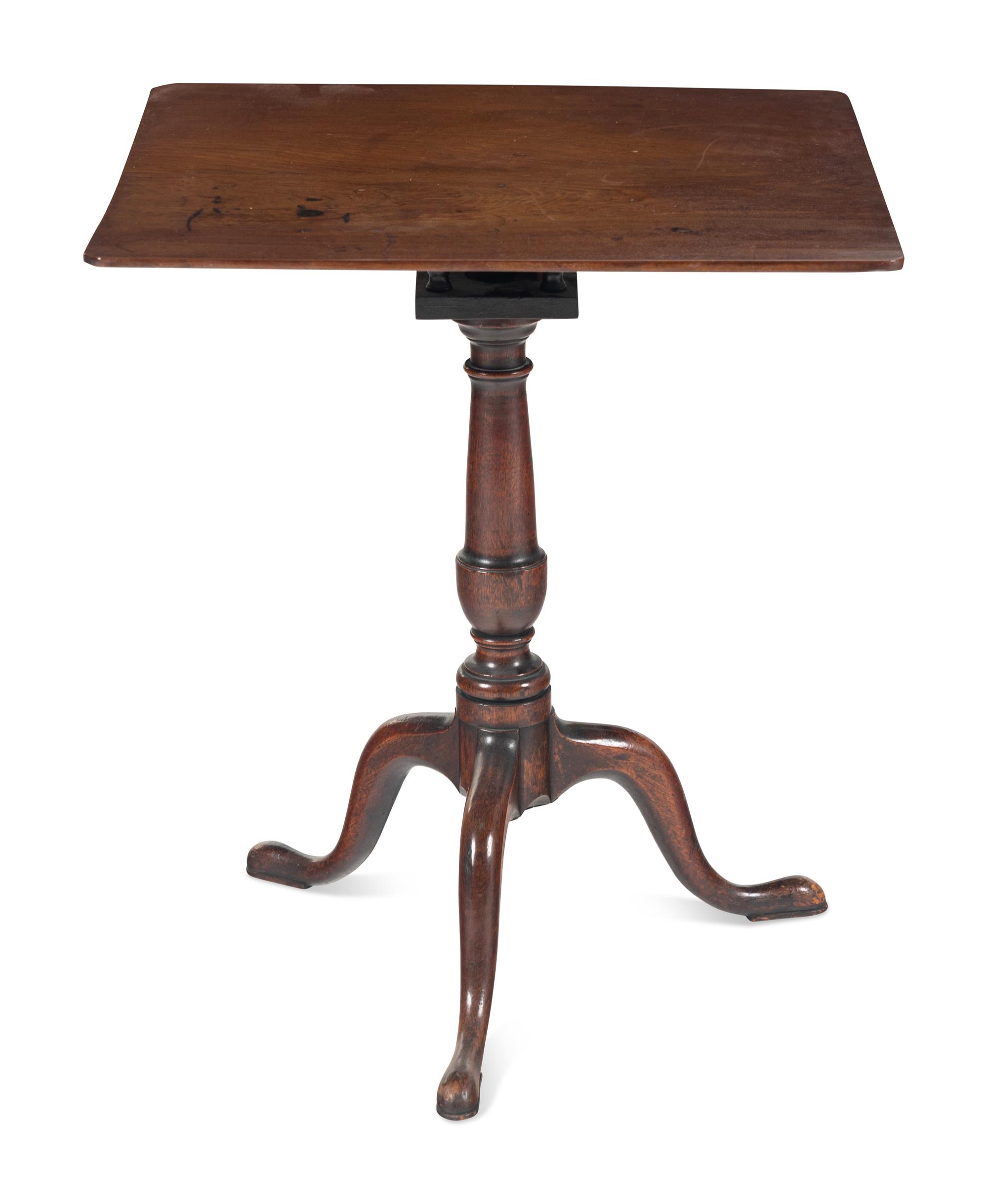 A George III Mahogany Tea Table