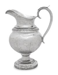 An American Coin Silver Water Pitcher