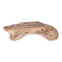 Painted and Carved Bone Cribbage Board