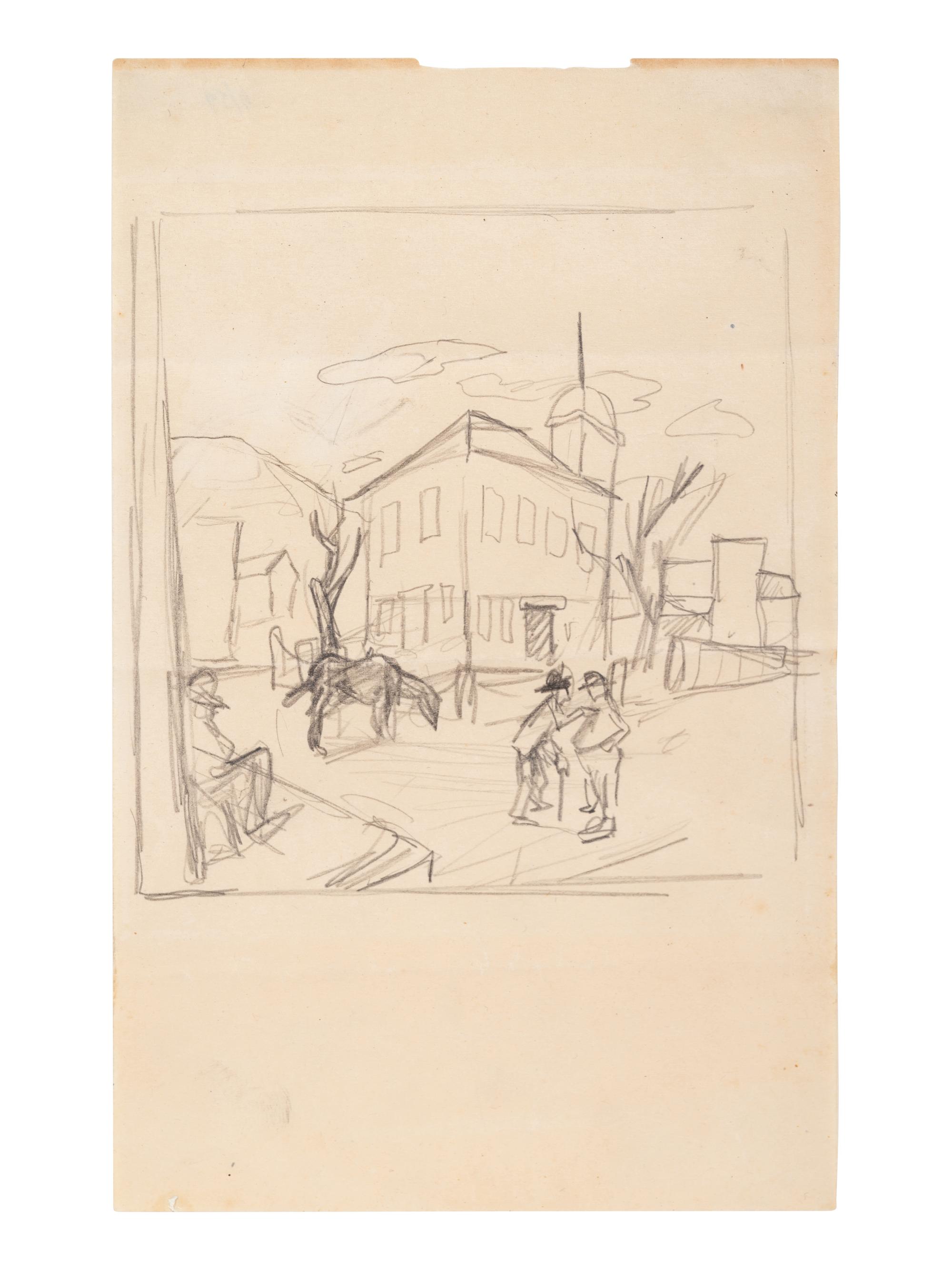 A Dispute with the Sheriff , c. 1926