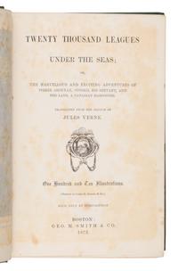 Verne, Jules (1828-1905). Twenty Thousand Leagues Under the Seas. Boston: Geo. M. Smith, 1873.