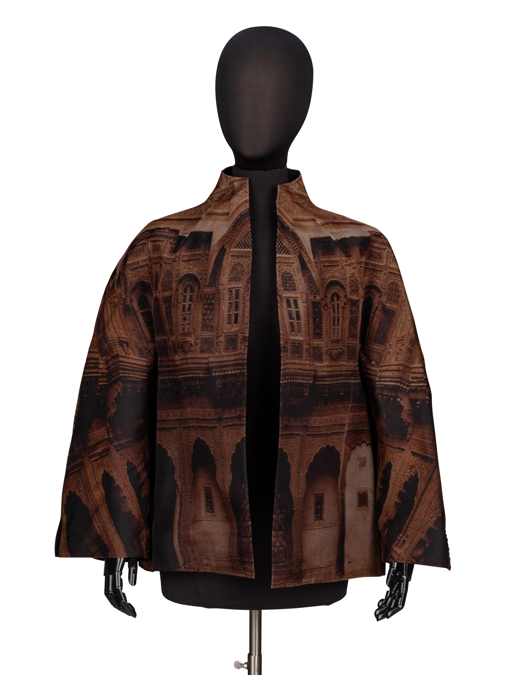 Ralph Rucci, Printed Silk Jacket
