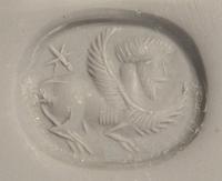A Sasanian Banded Agate Stamp Seal