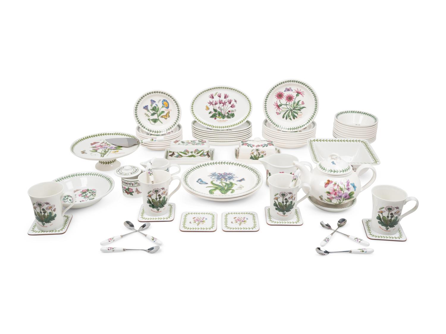 A Portmeirion Botanic Garden Ceramic Luncheon Service