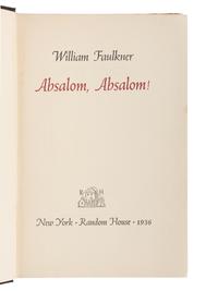 FAULKNER, William (1897-1962). Absalom, Absalom! New York: Random House, 1936.