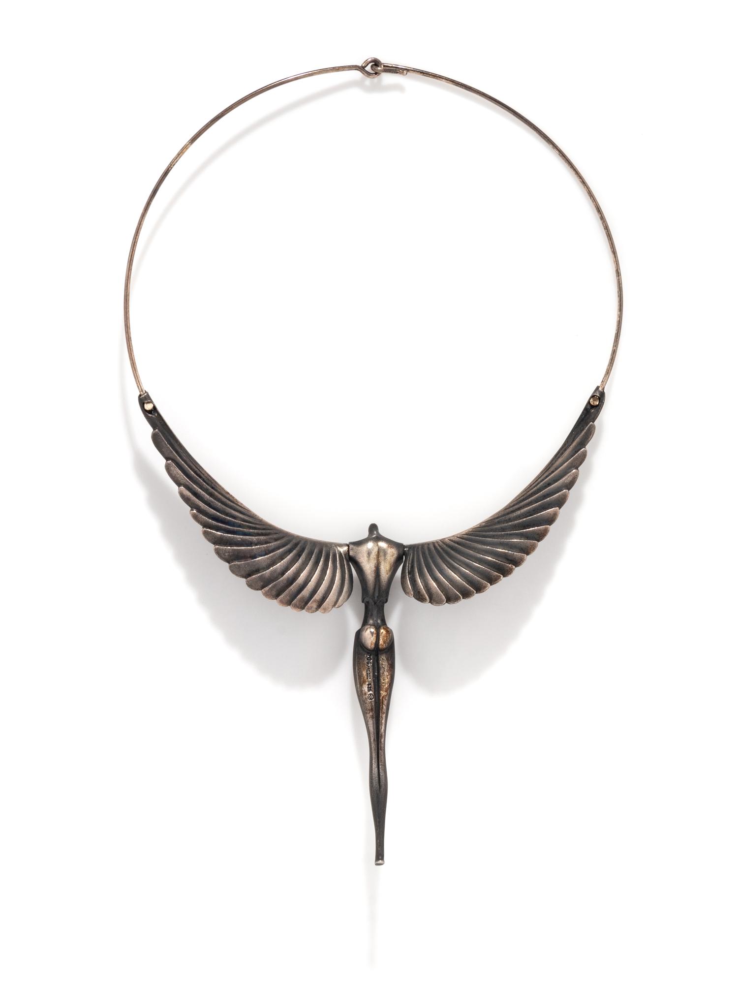 PAUL WUNDERLICH, STERLING SILVER 'NIKE LA VICTORIA' NECKLACE