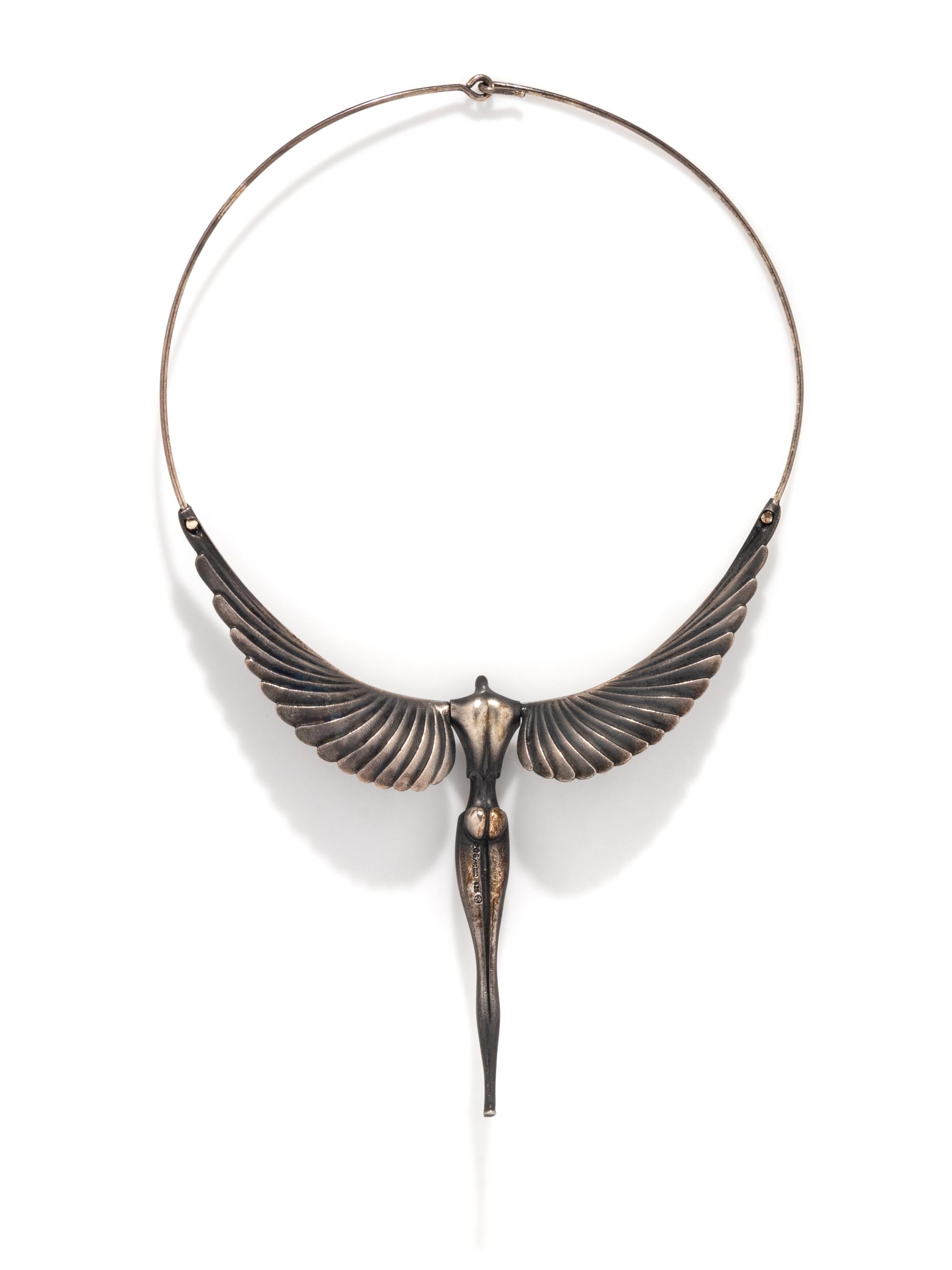 PAUL WUNDERLICH, STERLING SILVER 'NIKE LA VICTORIA' NECKLACE