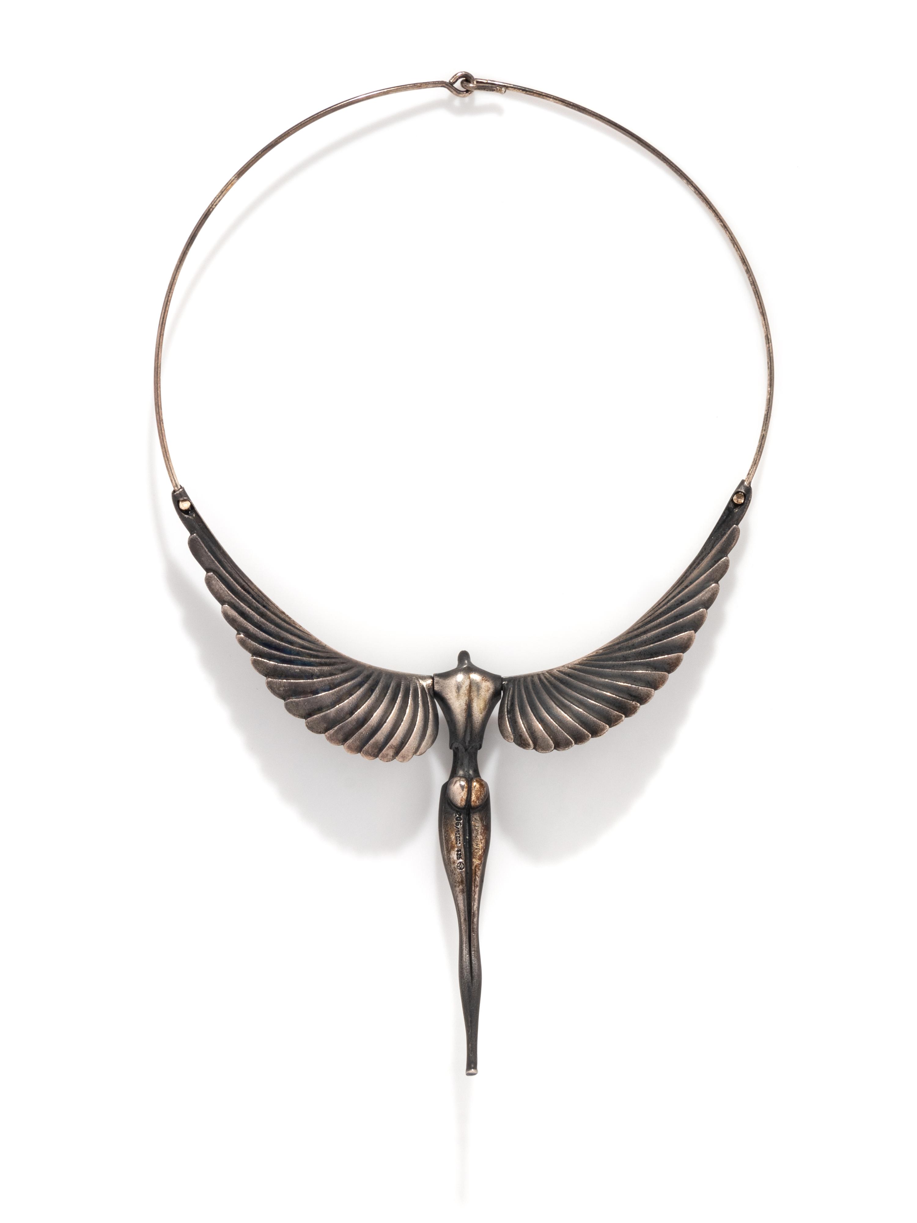PAUL WUNDERLICH, STERLING SILVER 'NIKE LA VICTORIA' NECKLACE