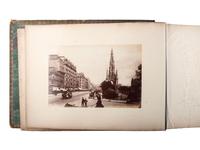 [EARLY PHOTOGRAPHY]. 5 albums with photographs of Europe and Australia.