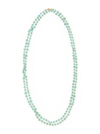 GREEN BERYL LONGCHAIN NECKLACE