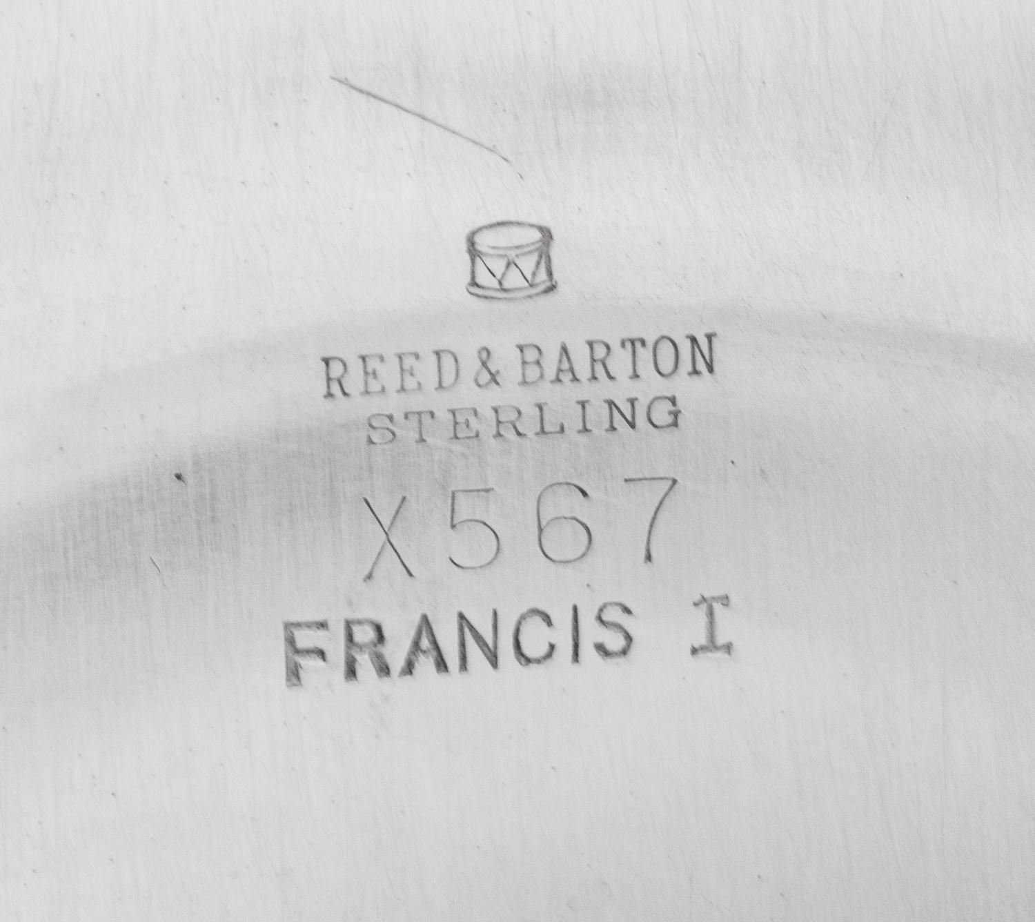 A Pair of Reed and Barton Francis I Silver Compotes