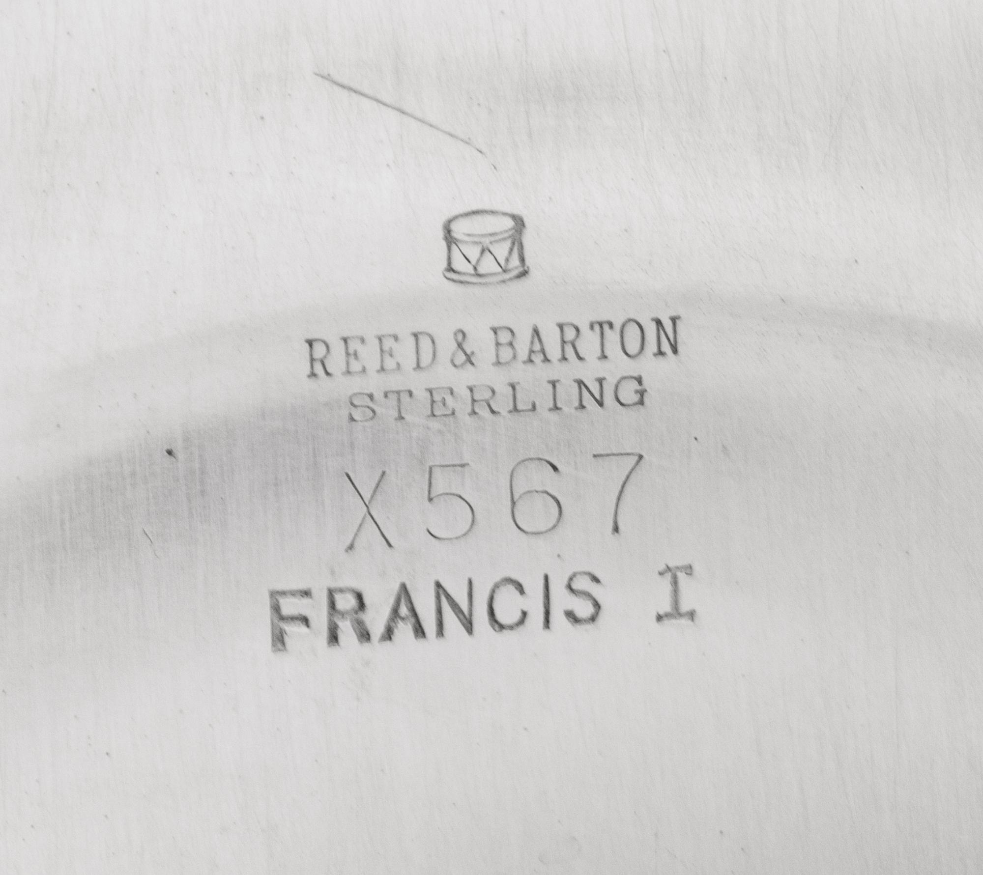 A Pair of Reed and Barton Francis I Silver Compotes