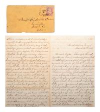 [CIVIL WAR]. Archive of 23 letters of James L. Hawkins, 10th Indiana Volunteers. September 1862-August 1864.