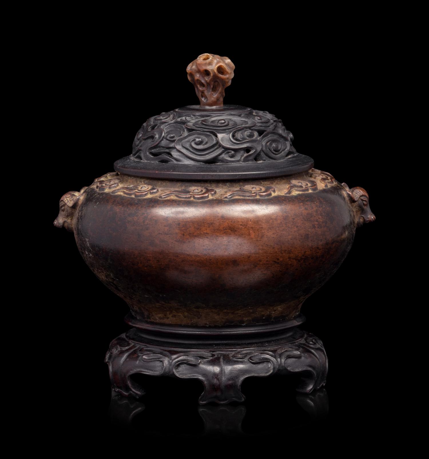A Chinese Bronze Incense Burner