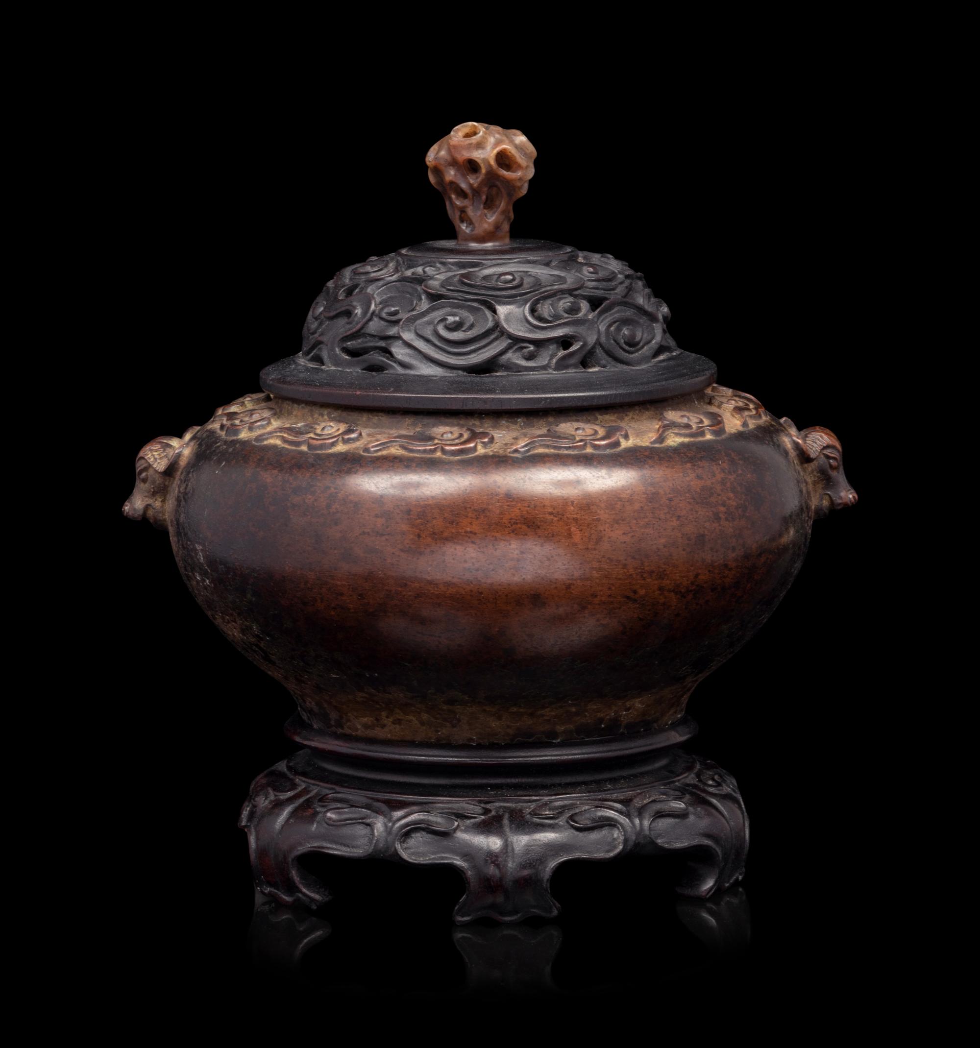 A Chinese Bronze Incense Burner