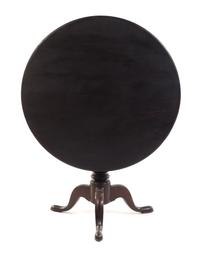 An American Mahogany Tilt-Top Tea Table Height 28 x diameter 35 1/2 inches. — 19TH CENTURY