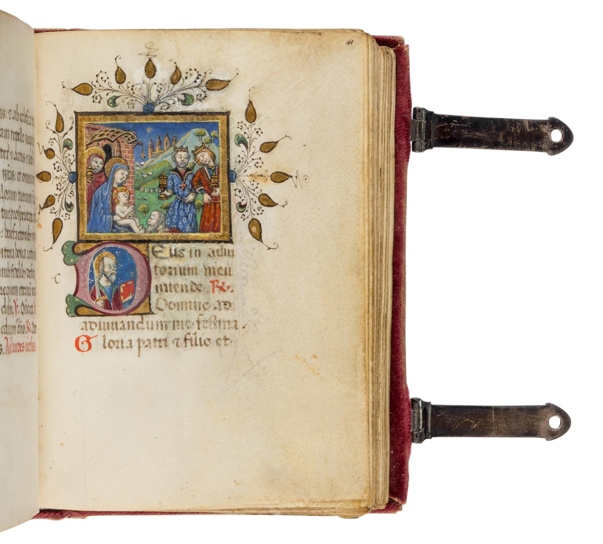 CIRCLE OF THE MASTER OF THE VITAE IMPERATORUM (active Milan, 1431-1459) The Ruskin Lombard Hours, Use of Rome, in Latin, illuminated manuscript on parchment [Lombardy, Milan(?), c. 1440–1450]