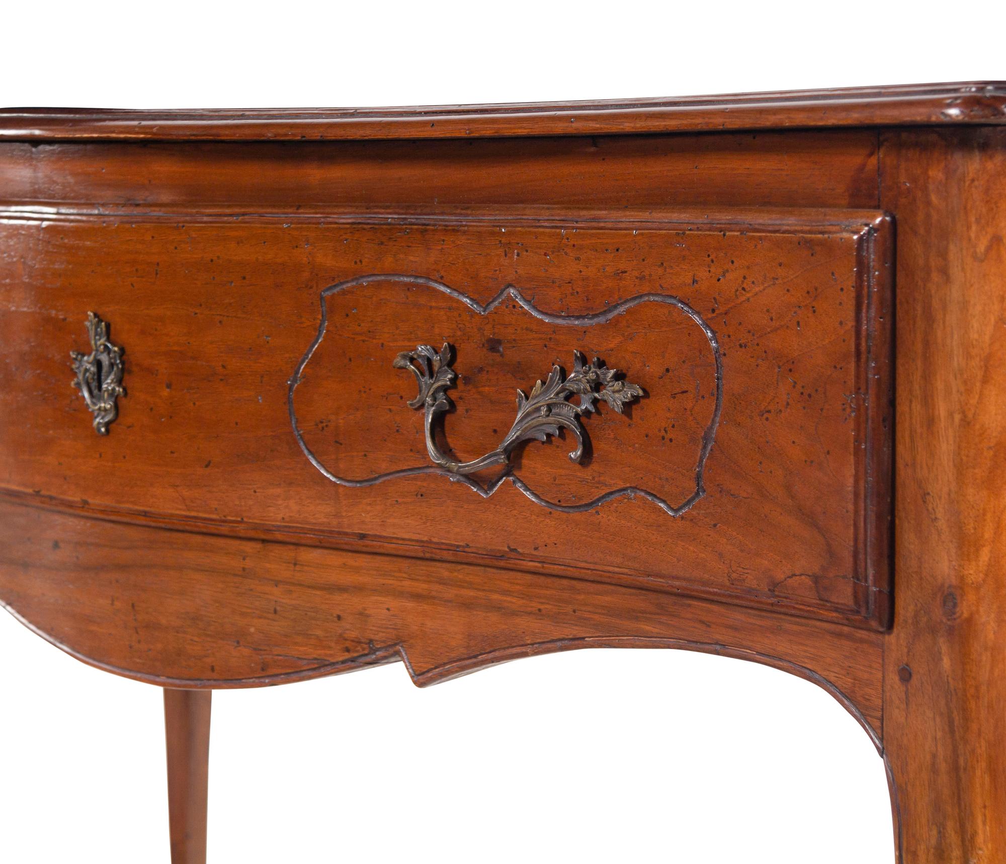 A Provincial Louis XV Style Walnut Side Table
