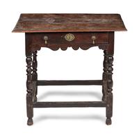 A Queen Anne Oak Side Table