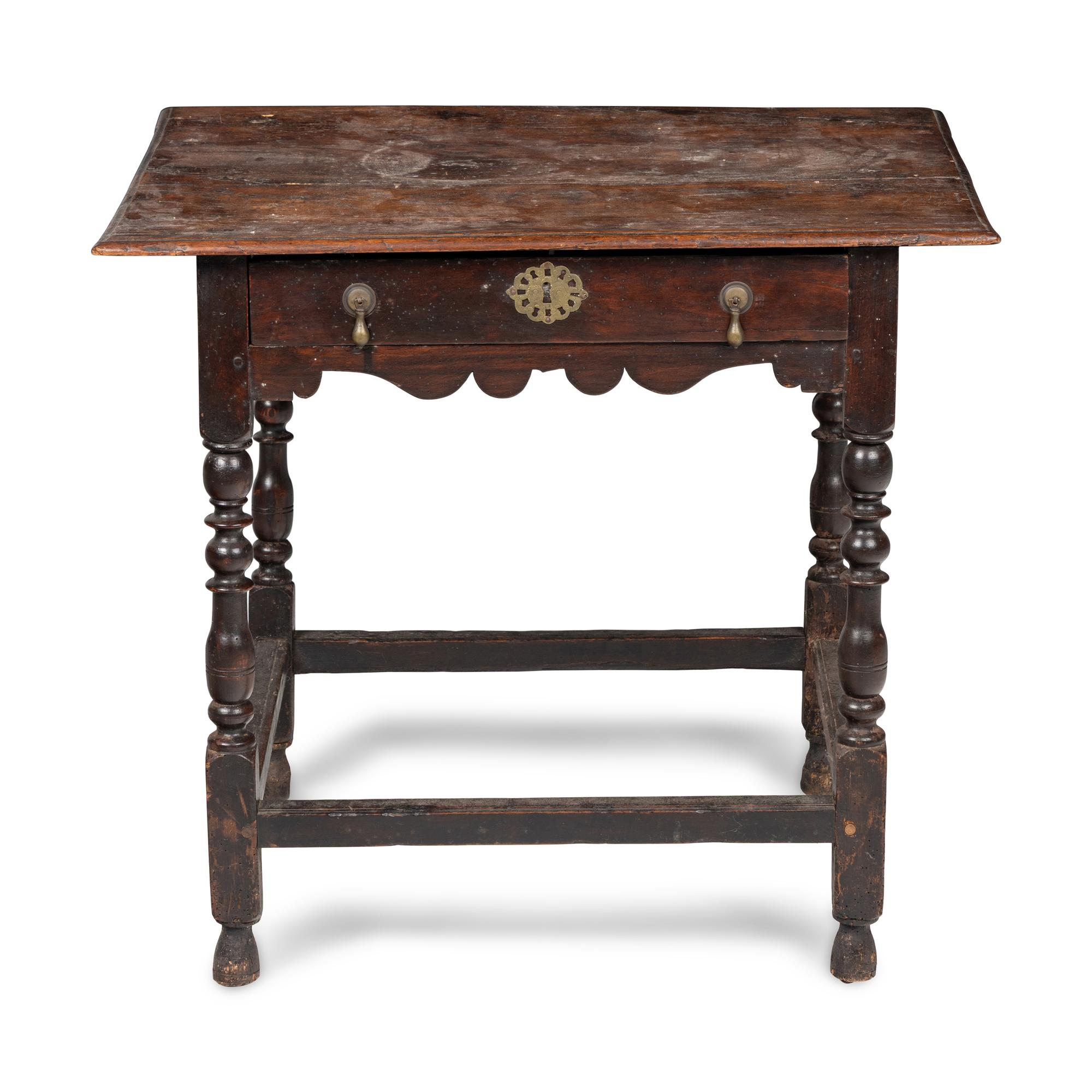 A Queen Anne Oak Side Table