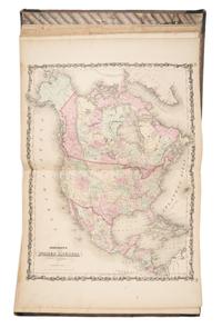JOHNSON, Alvin J. (1827-1884) & BROWNING, Ross C. Johnson's New (Steel Plate) Illustrated Family Atlas... New York, 1862.
