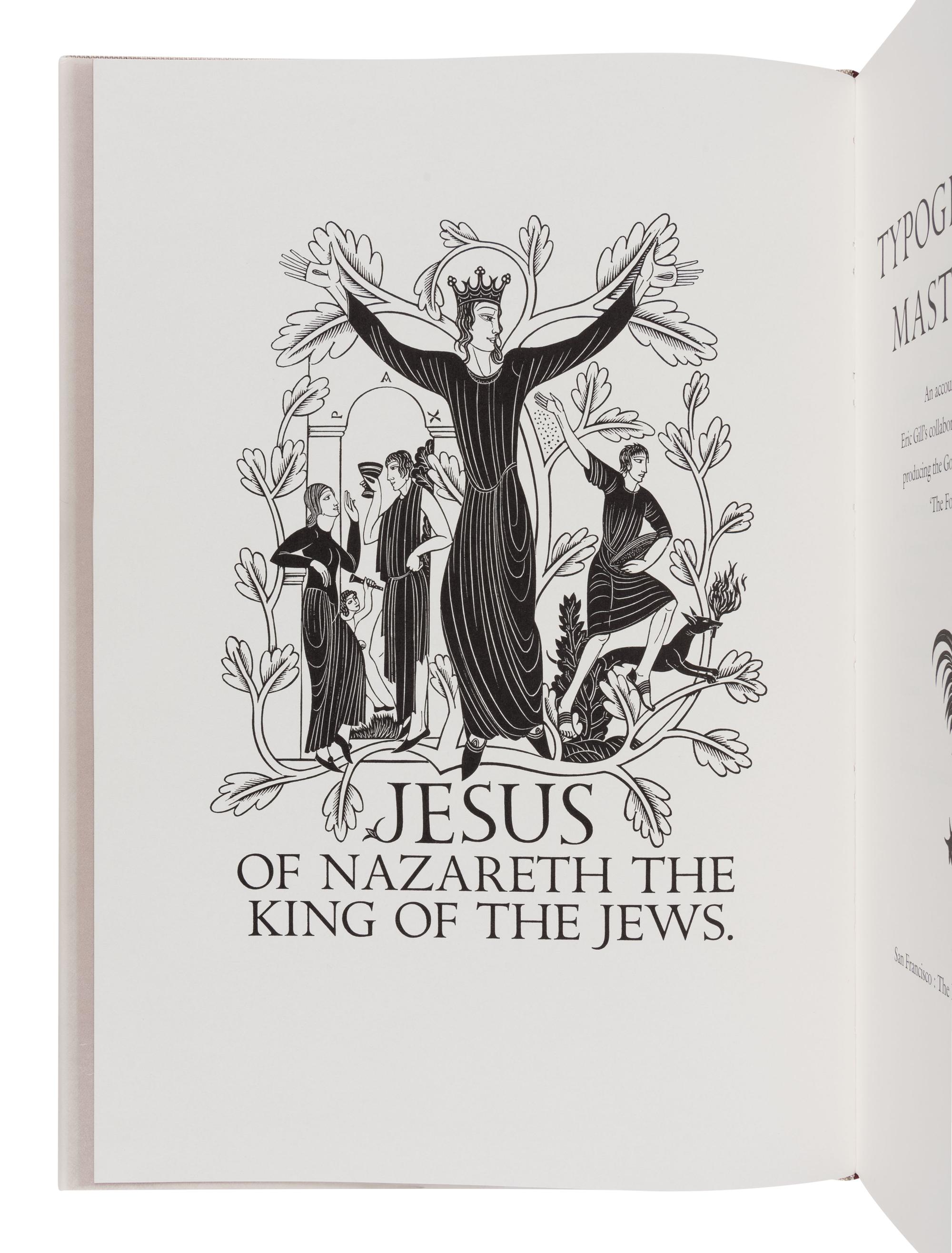 [BOOK CLUB OF CALIFORNIA]. DREYFUS, John (1918-2002). A Typographical Masterpiece. San Francisco: The Book Club of California, 1990.
