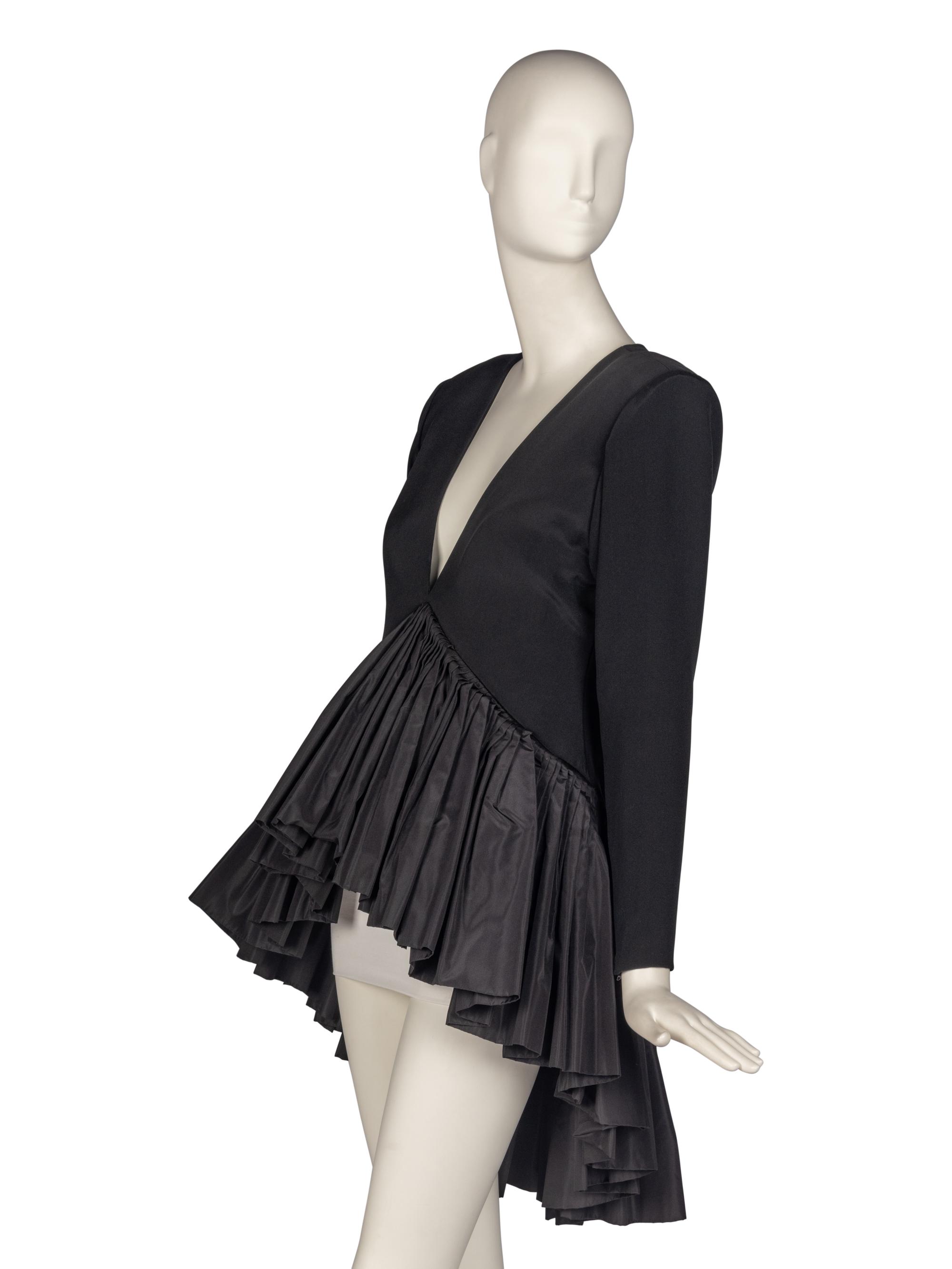 Galanos Pleated Top, 1980s