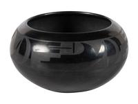 Black-on-black Pottery Bowl