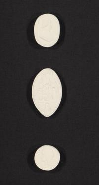 A Set of Three Framed Groups of Plaster Intaglios