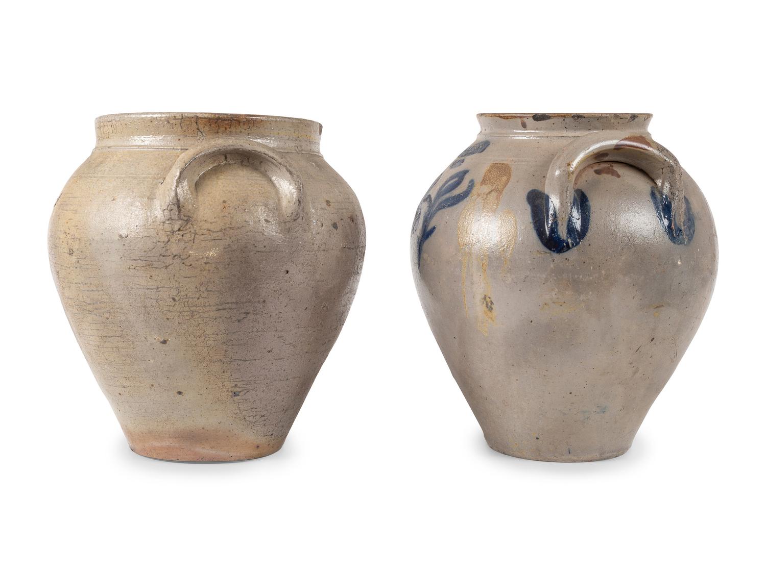 Two Ohio Stoneware Jugs