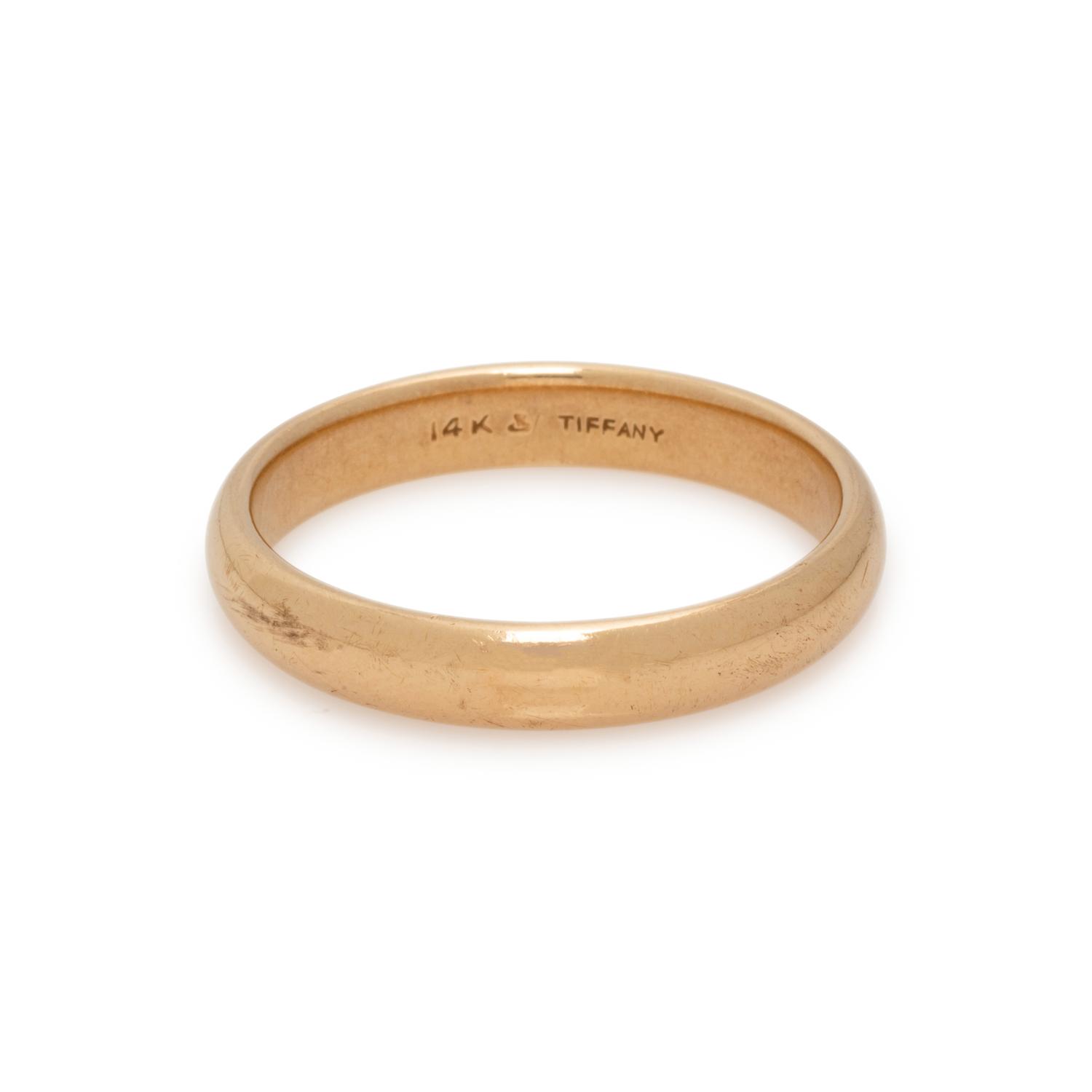 TIFFANY & CO., YELLOW GOLD BAND