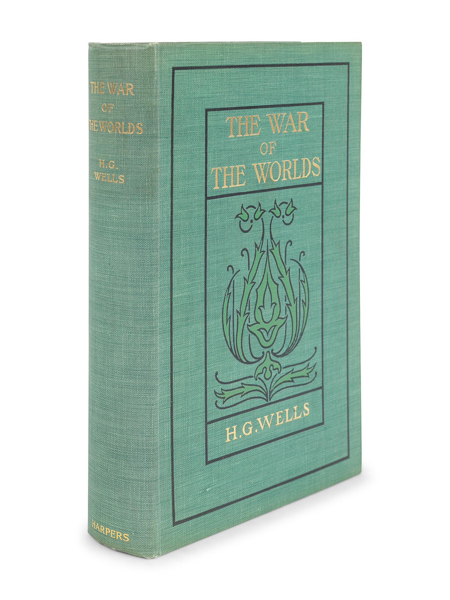 WELLS, H. G. (1866-1946). The War of the Worlds . New York: Harper & Brothers, 1898.