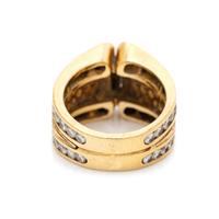 YELLOW GOLD AND DIAMOND RING