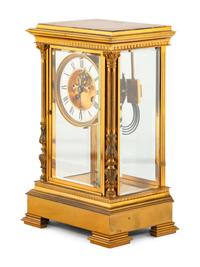 A French Gilt Bronze Mantel Clock