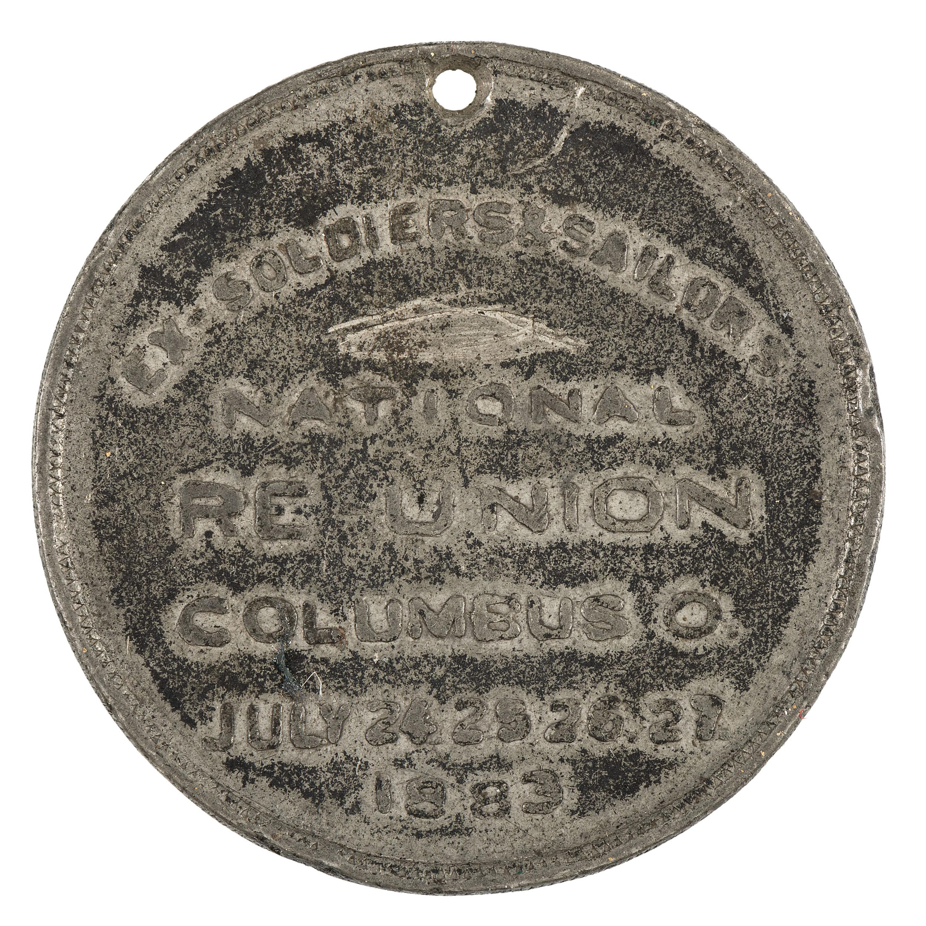 A group of items identified to Sergeant Major John S. Dollinger, 1st Ohio Volunteer Cavalry, incl. sergeant major chevrons and quarter plate tintype.