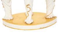 A Paris Porcelain Egyptian Revival Parcel Gilt Bisque Porcelain Centerpiece