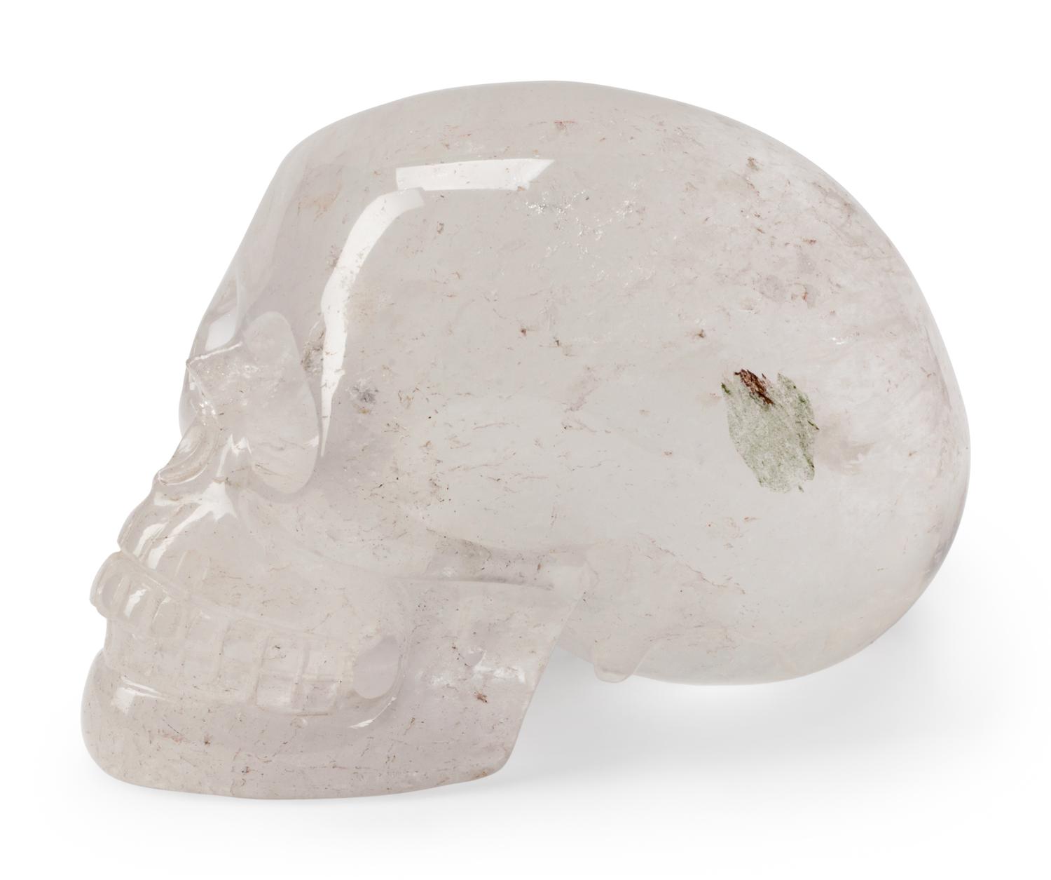 A Carved Rock Crystal Skull
