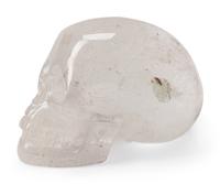 A Carved Rock Crystal Skull