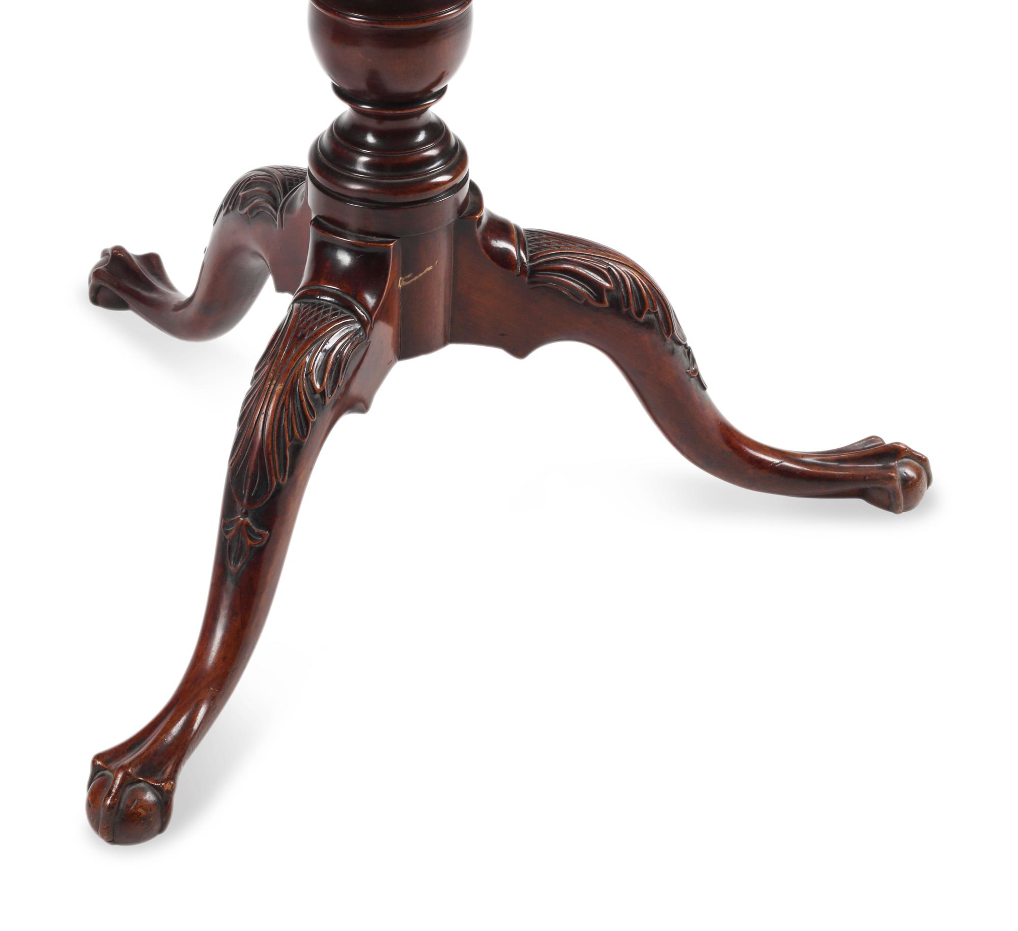 An English Mahogany Tripod Table